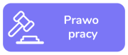 Prawo pracy - ikonka młotka sędziowskiego